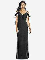 Front View Thumbnail - Black Social Bridesmaids Dress 8183