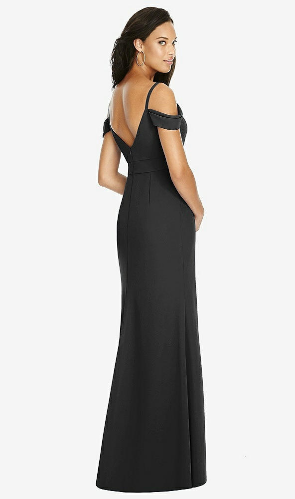 Back View - Black Social Bridesmaids Dress 8183