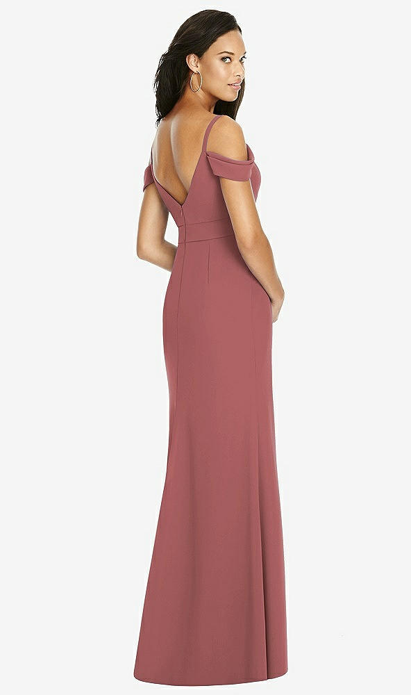 Back View - English Rose Social Bridesmaids Dress 8183