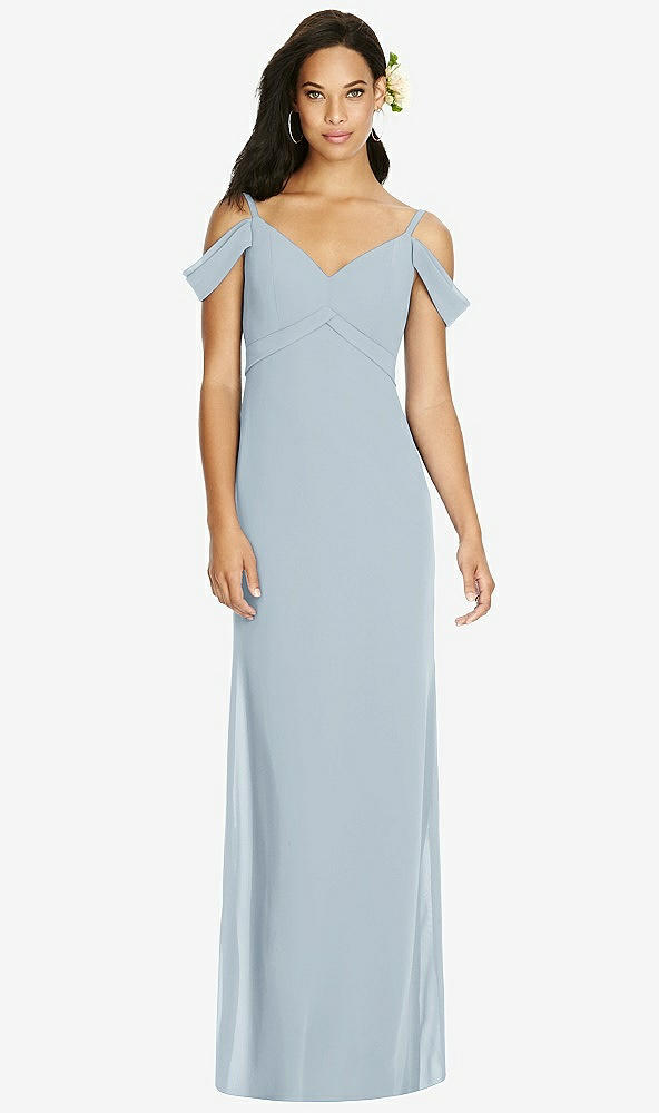 Front View - Mist Social Bridesmaids Dress 8183