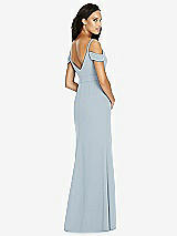 Rear View Thumbnail - Mist Social Bridesmaids Dress 8183