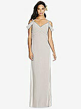 Front View Thumbnail - Oyster Social Bridesmaids Dress 8183