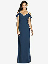 Front View Thumbnail - Sofia Blue Social Bridesmaids Dress 8183