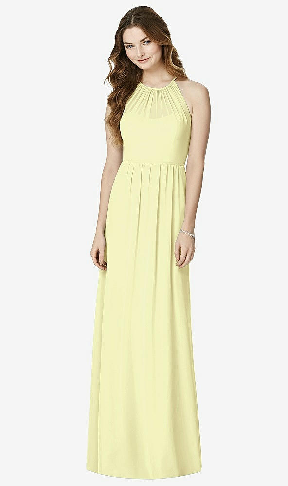 Front View - Butter Yellow Bella Bridesmaids Dress BB100