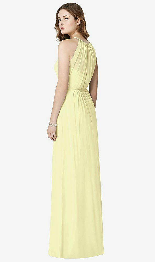 Back View - Butter Yellow Bella Bridesmaids Dress BB100