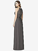 Rear View Thumbnail - Caviar Gray Bella Bridesmaids Dress BB100