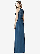 Rear View Thumbnail - Dusk Blue Bella Bridesmaids Dress BB100