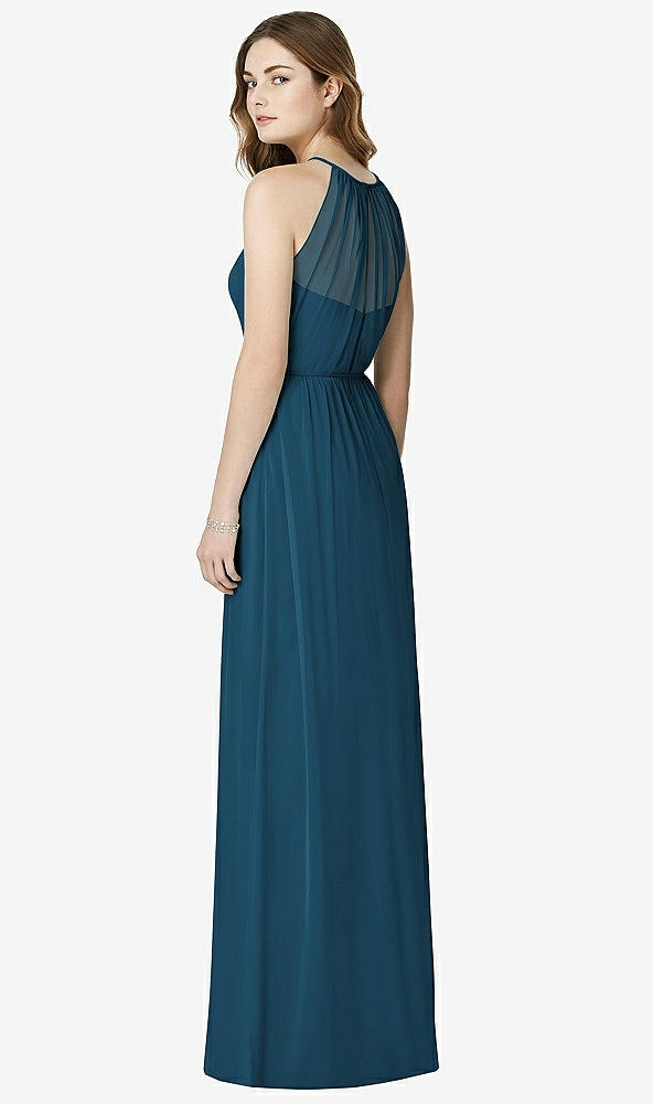 Back View - Atlantic Blue Bella Bridesmaids Dress BB100