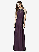 Front View Thumbnail - Aubergine Bella Bridesmaids Dress BB100