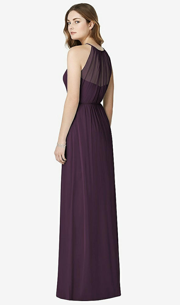 Back View - Aubergine Bella Bridesmaids Dress BB100