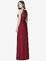 Rear View Thumbnail - Burgundy Bella Bridesmaids Dress BB100