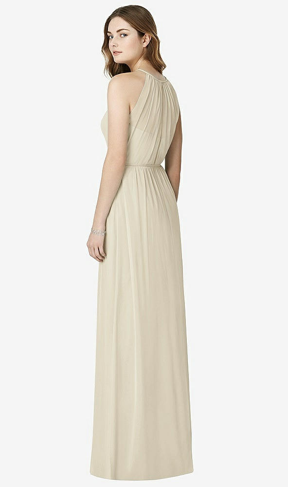 Back View - Champagne Bella Bridesmaids Dress BB100