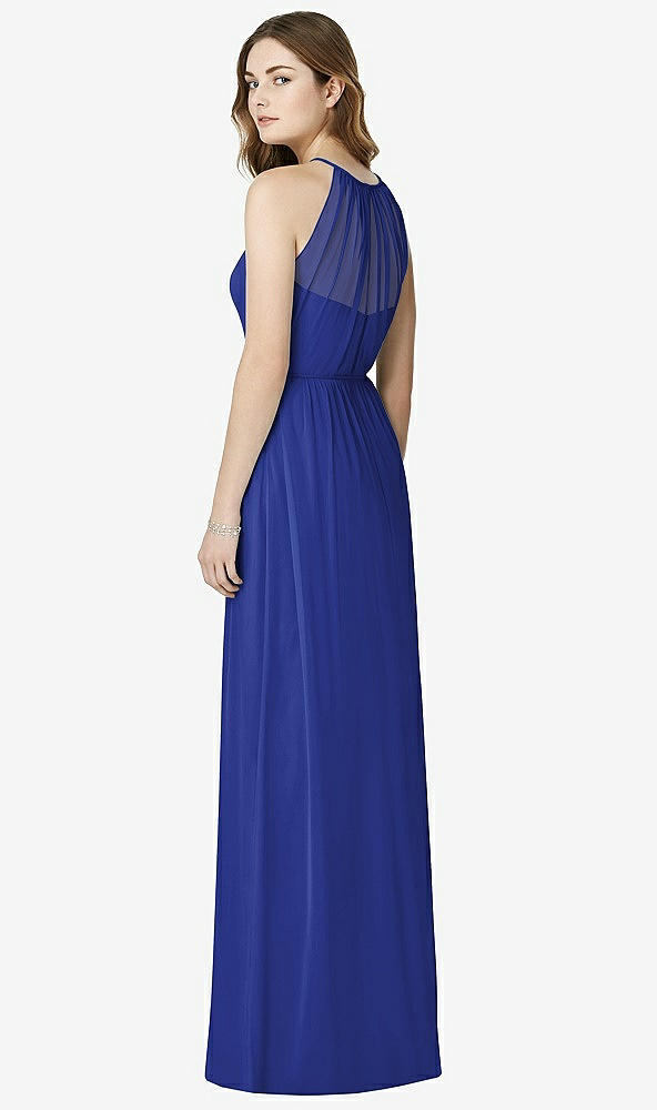 Back View - Cobalt Blue Bella Bridesmaids Dress BB100