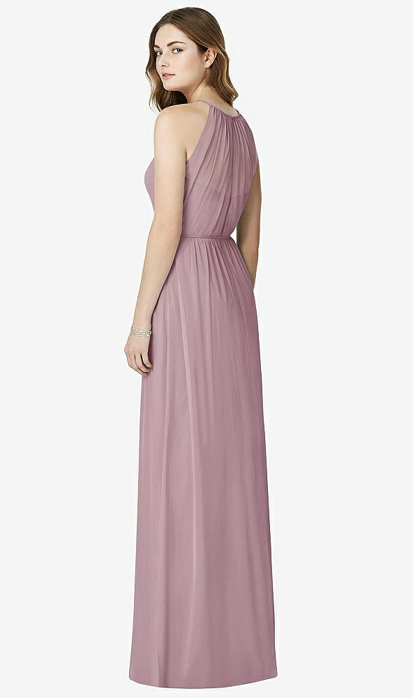 Back View - Dusty Rose Bella Bridesmaids Dress BB100