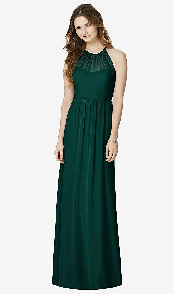 Front View - Evergreen Bella Bridesmaids Dress BB100