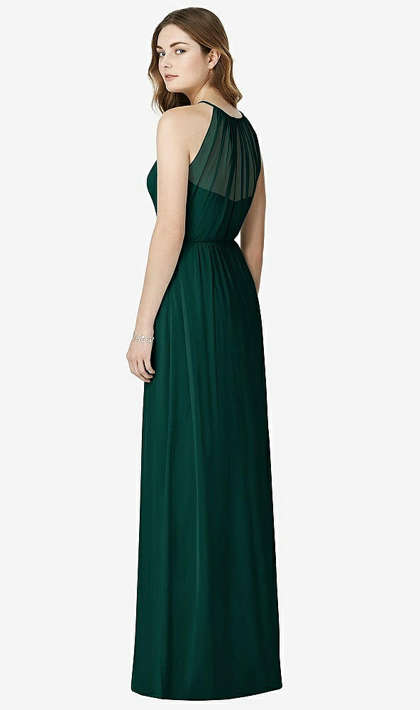 Back View - Evergreen Bella Bridesmaids Dress BB100