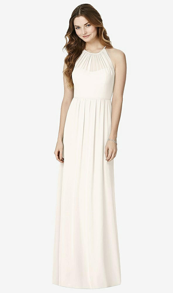 Front View - Ivory Bella Bridesmaids Dress BB100