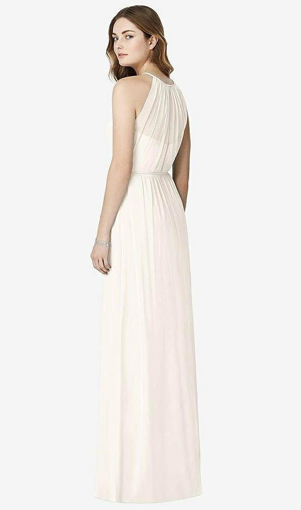 Back View - Ivory Bella Bridesmaids Dress BB100