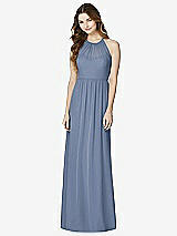 Front View Thumbnail - Larkspur Blue Bella Bridesmaids Dress BB100