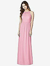 Front View Thumbnail - Peony Pink Bella Bridesmaids Dress BB100