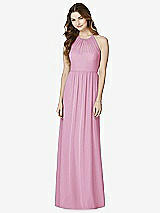 Front View Thumbnail - Powder Pink Bella Bridesmaids Dress BB100