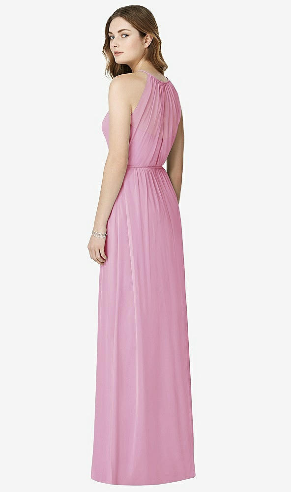 Back View - Powder Pink Bella Bridesmaids Dress BB100