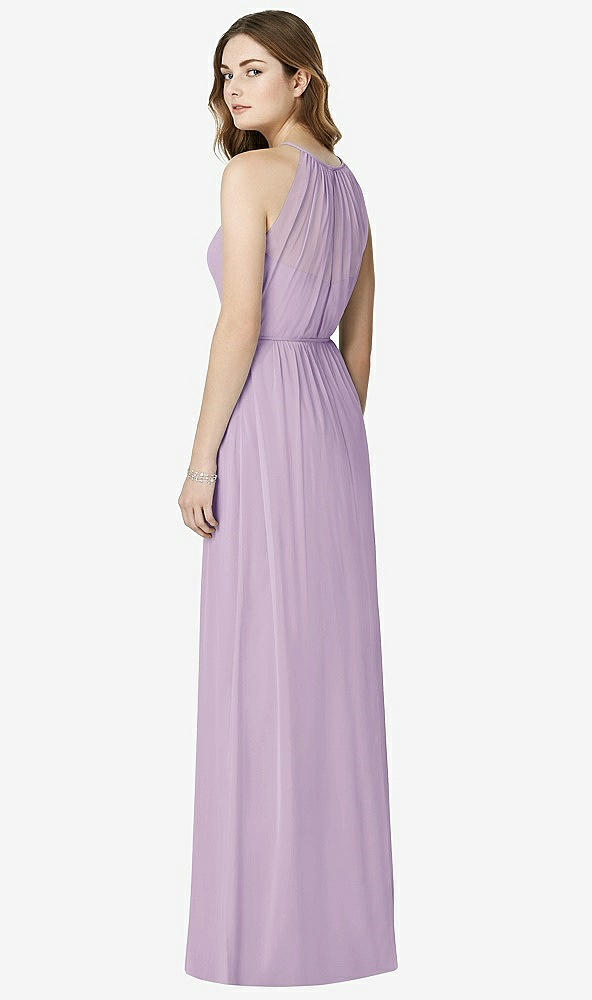 Back View - Pale Purple Bella Bridesmaids Dress BB100