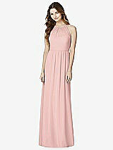 Front View Thumbnail - Rose - PANTONE Rose Quartz Bella Bridesmaids Dress BB100