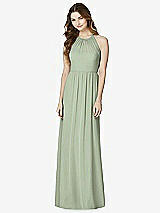 Front View Thumbnail - Sage Bella Bridesmaids Dress BB100