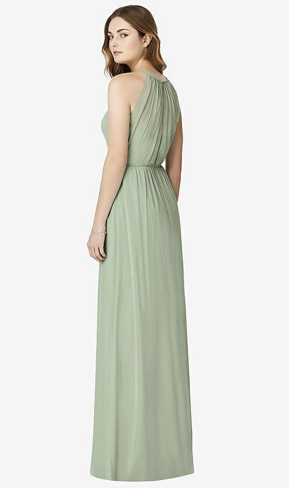 Back View - Sage Bella Bridesmaids Dress BB100