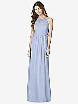 Front View Thumbnail - Sky Blue Bella Bridesmaids Dress BB100