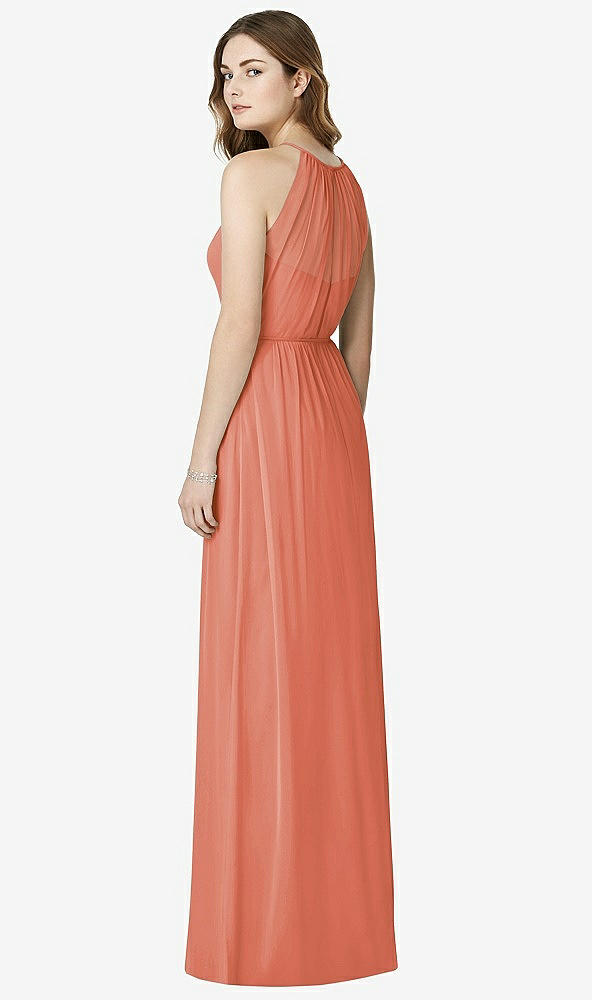 Back View - Terracotta Copper Bella Bridesmaids Dress BB100