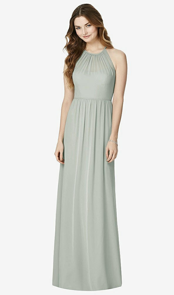 Front View - Willow Green Bella Bridesmaids Dress BB100