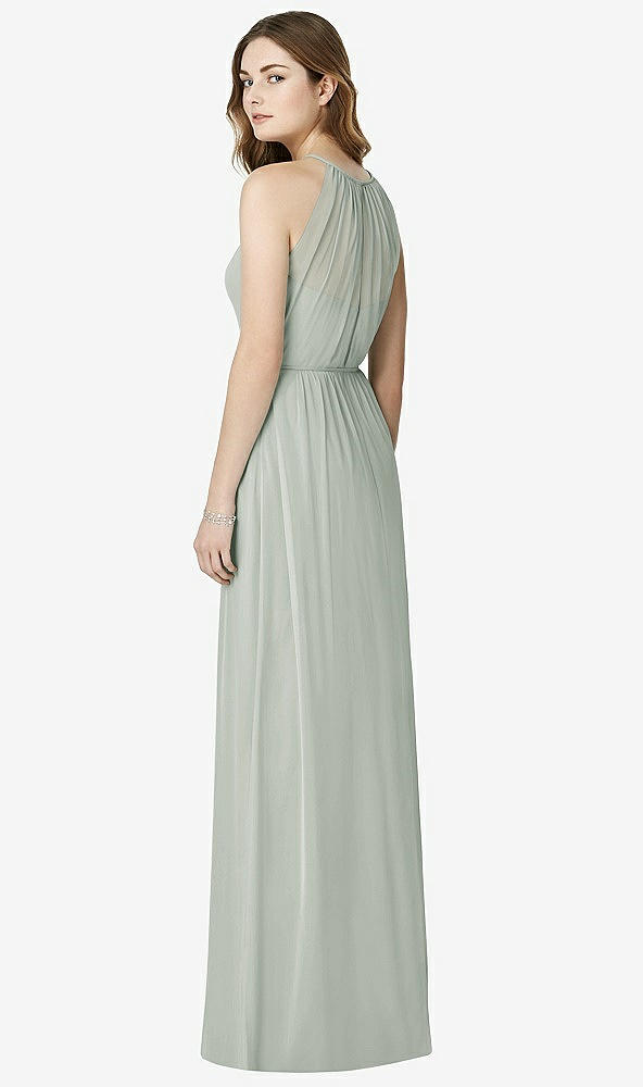 Back View - Willow Green Bella Bridesmaids Dress BB100