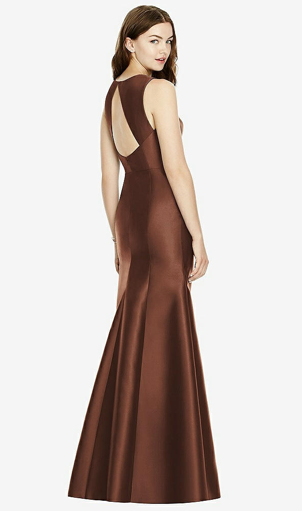 Front View - Cognac Bella Bridesmaids Dress BB106