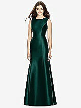 Rear View Thumbnail - Evergreen Bella Bridesmaids Dress BB106