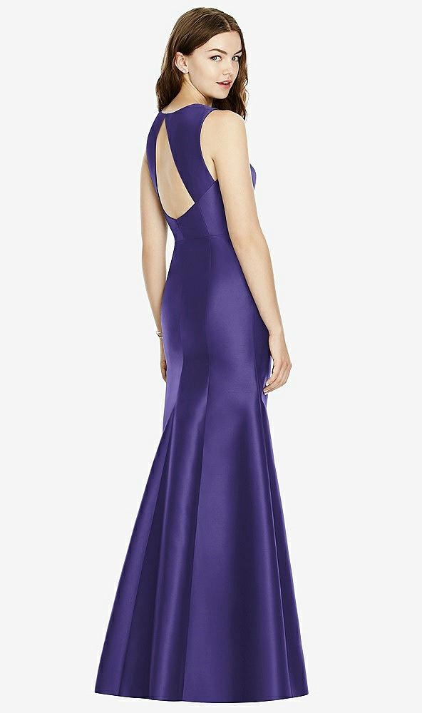 Front View - Grape Bella Bridesmaids Dress BB106