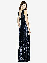 Rear View Thumbnail - Midnight Navy Bella Bridesmaids Dress BB107