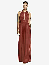 Front View Thumbnail - Auburn Moon & Dark Nude Studio Design Bridesmaid Dress 4518