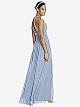 Rear View Thumbnail - Cloudy & Dark Nude Studio Design Bridesmaid Dress 4518