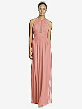 Front View Thumbnail - Desert Rose & Dark Nude Studio Design Bridesmaid Dress 4518