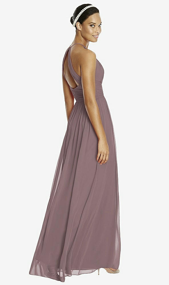 Back View - French Truffle & Dark Nude Studio Design Bridesmaid Dress 4518