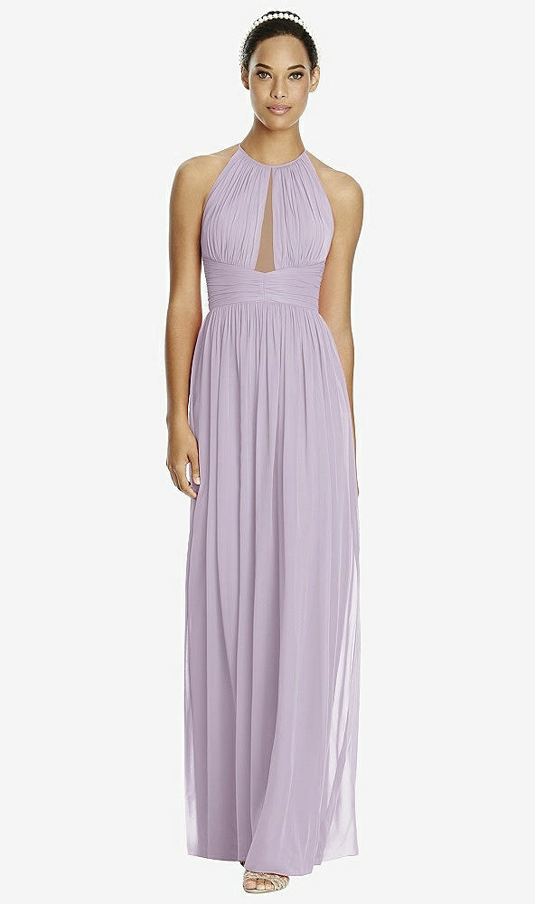 Front View - Lilac Haze & Dark Nude Studio Design Bridesmaid Dress 4518