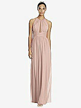 Front View Thumbnail - Neu Nude & Dark Nude Studio Design Bridesmaid Dress 4518