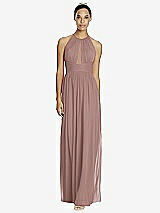 Front View Thumbnail - Sienna & Dark Nude Studio Design Bridesmaid Dress 4518