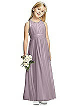 Front View Thumbnail - Lilac Dusk Flower Girl Dress FL4054