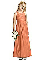 Front View Thumbnail - Sweet Melon Flower Girl Dress FL4054