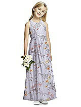 Front View Thumbnail - Butterfly Botanica Silver Dove Flower Girl Dress FL4054