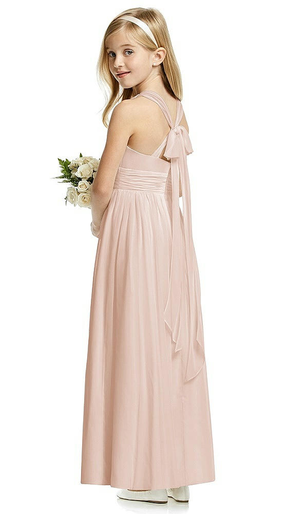 Back View - Cameo Flower Girl Dress FL4054