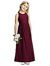 Front View Thumbnail - Cabernet Flower Girl Dress FL4054